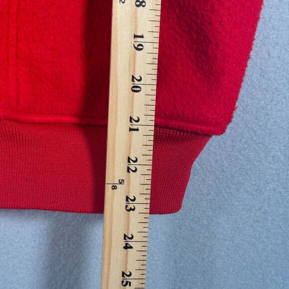 Vintage San Francisco 49ers Fleece Jacket Adult Large Red Chalk Line NFL 90's‎ - Picture 5 of 10